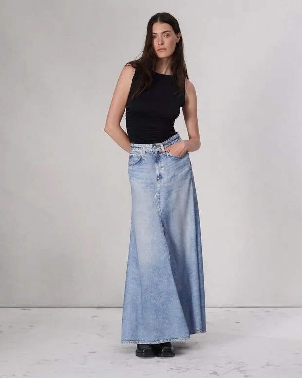 Women TShirts Rag and Bone Luca Shirred Tank Black