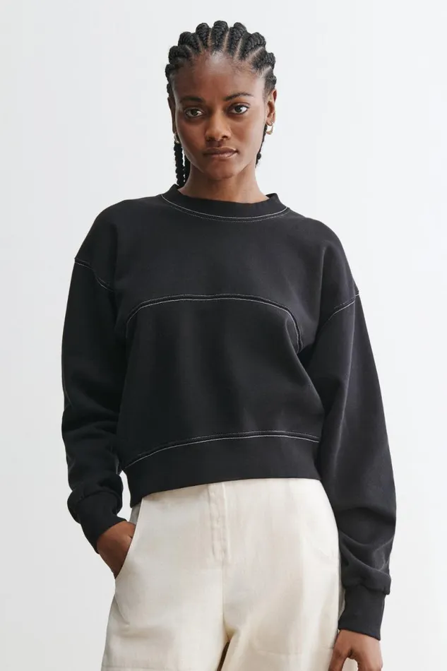 Women Tshirts Sweatshirts Rachel Comey Marin Sweatshirt Charcoal