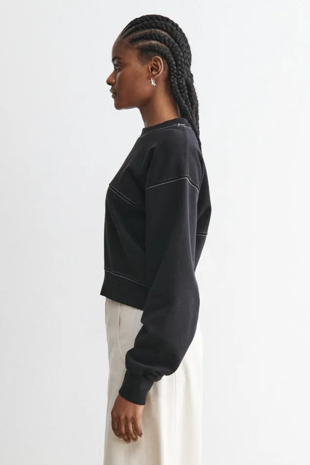Women Tshirts Sweatshirts Rachel Comey Marin Sweatshirt Charcoal
