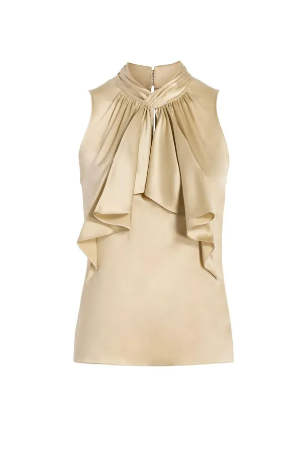 Women Tank Tops and Camisoles Cinq Sept Keoni Top Khaki