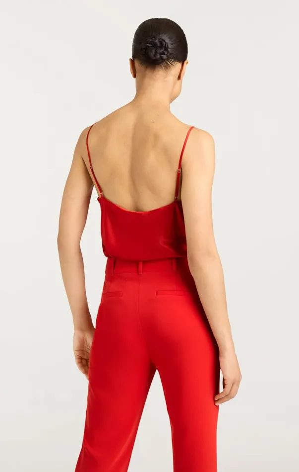 Women Tank Tops and Camisoles Cinq Sept Marta Cami Candy Apple
