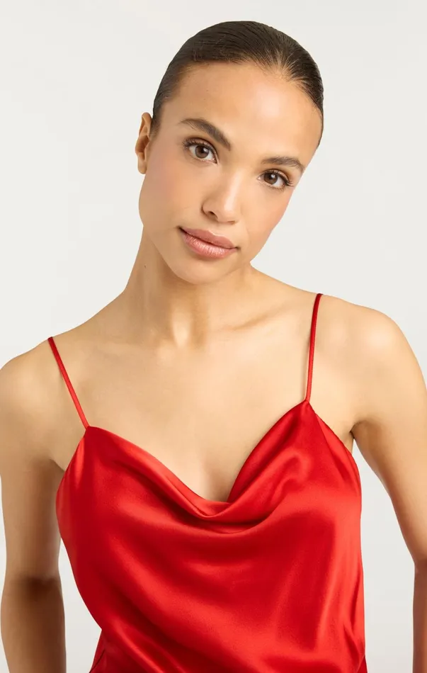 Women Tank Tops and Camisoles Cinq Sept Marta Cami Candy Apple