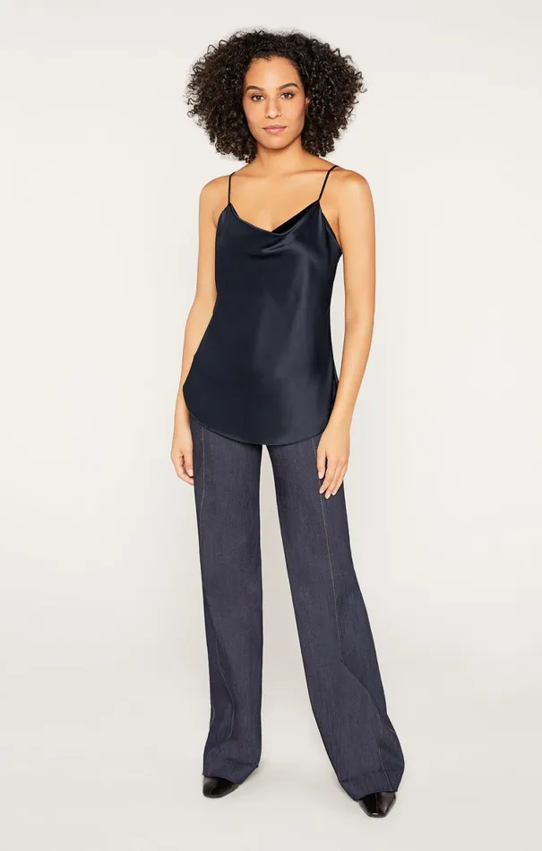 Women Tank Tops and Camisoles Cinq Sept Marta Cami Navy