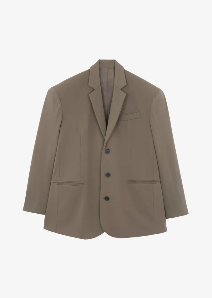 Women Tansy Oversized Blazer 8211 Olive The Frankie Shop Outerwear