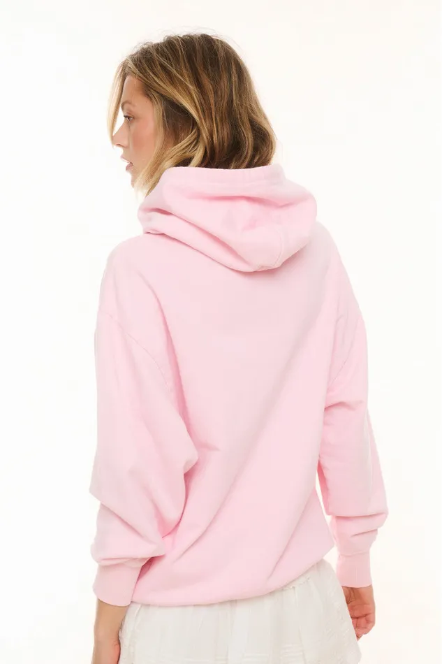 Women Tees and Fleece LoveShackFancy Lalita Hoodie Powder Pink