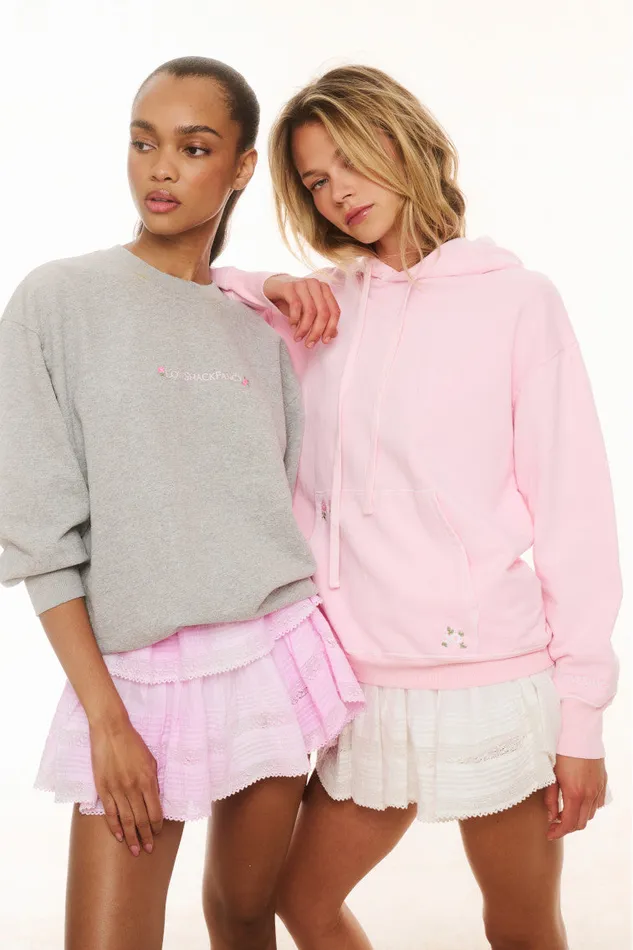 Women Tees and Fleece LoveShackFancy Palo Pullover Granite
