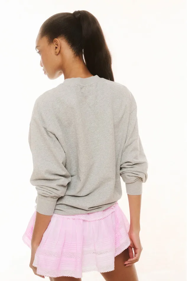 Women Tees and Fleece LoveShackFancy Palo Pullover Granite