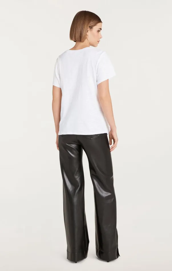 Women Tees and Pullovers Cinq Sept Amour Amour Amour Foiled Tee Whitesilver