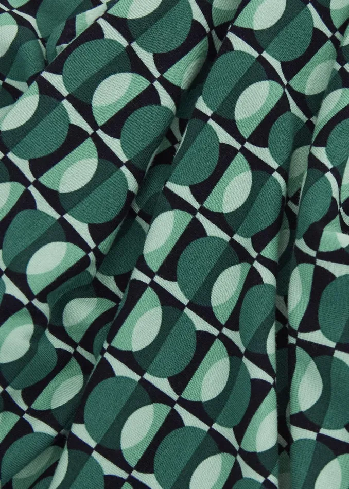 Women Tops Hobbs Aimee Printed Top Agate Green