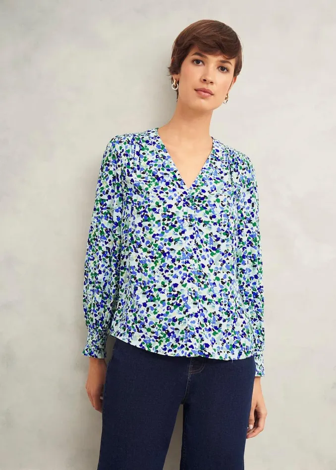 Women Tops Hobbs Debbie Blouse Multi