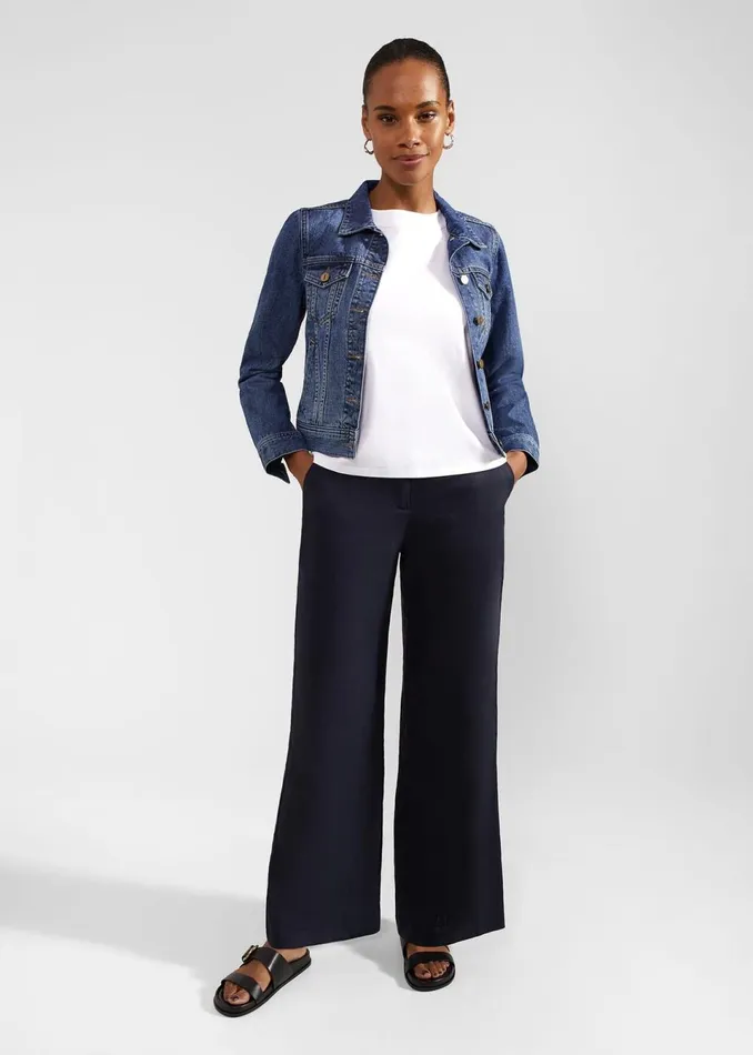 Women Tops Hobbs Maddy Cotton Top White
