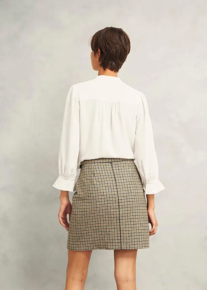Women Tops Hobbs Maribella Blouse Ivory
