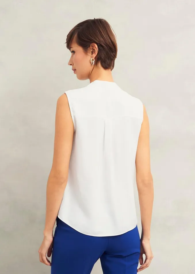 Women Tops Hobbs Poppy Blouse Ivory
