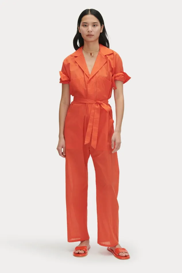Women Tops Rachel Comey Becker Top Coral Women Tops Rachel Comey Becker Top Coral