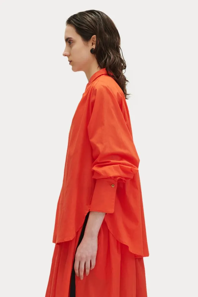 Women Tops Rachel Comey Becker Top Coral Women Tops Rachel Comey Becker Top Coral