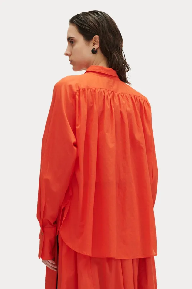 Women Tops Rachel Comey Becker Top Coral Women Tops Rachel Comey Becker Top Coral