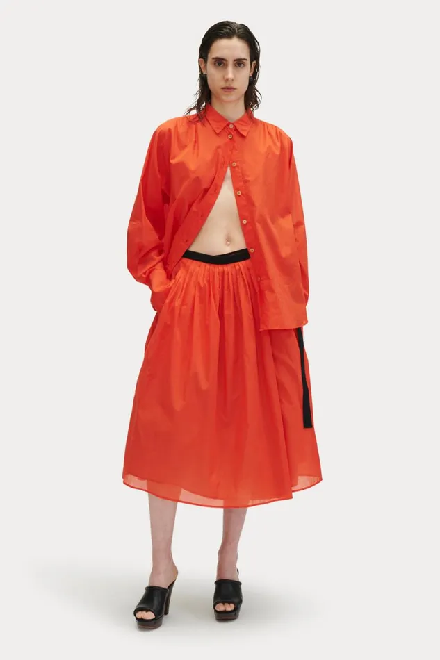 Women Tops Rachel Comey Becker Top Coral Women Tops Rachel Comey Becker Top Coral