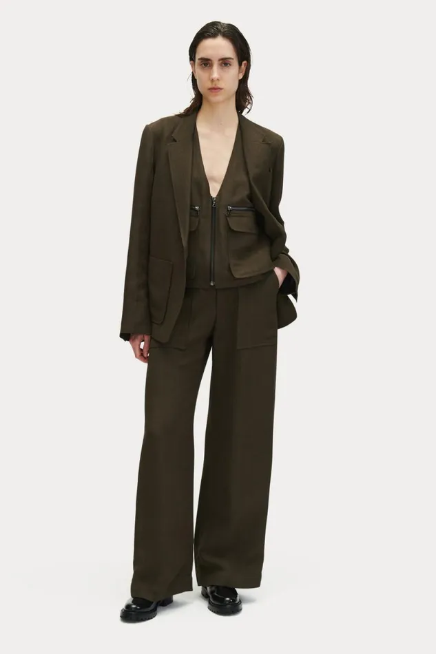 Women Tops Rachel Comey Davi Vest Charcoal