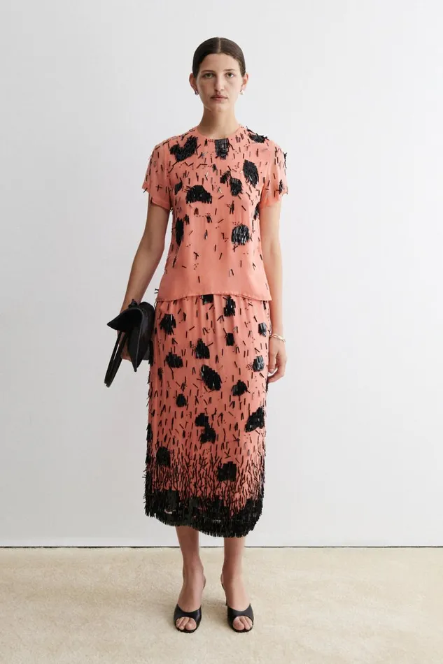 Women Tops Rachel Comey Delmara Top Coralblack Women Tops Rachel Comey Delmara Top Coralblack