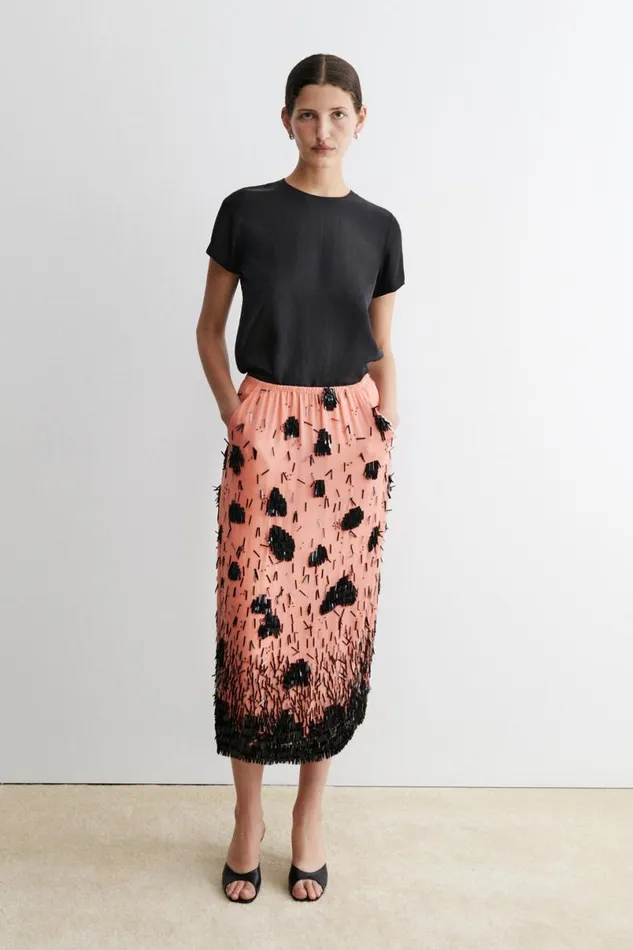 Women Tops Rachel Comey Delmara Top Coralblack Women Tops Rachel Comey Delmara Top Coralblack