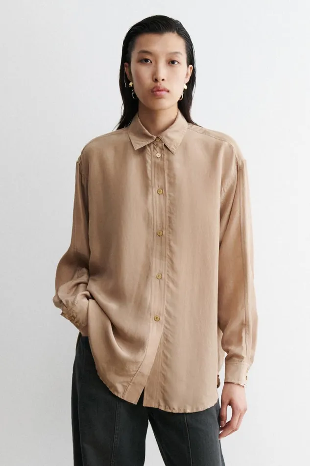 Women Tops Rachel Comey Risa Top Khaki Women Tops Rachel Comey Risa Top Khaki