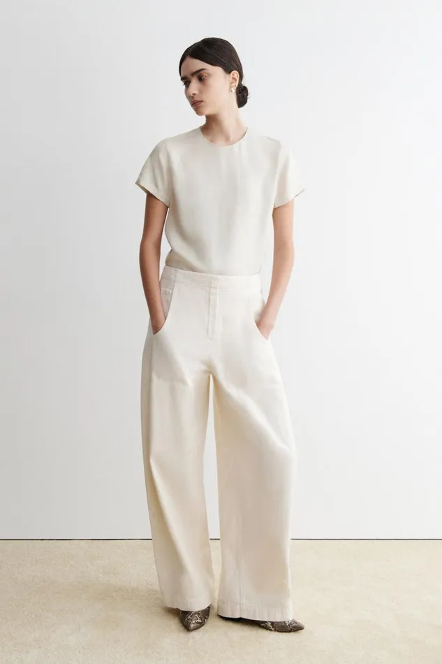 Women Tops Rachel Comey Tie Rite Top Dove