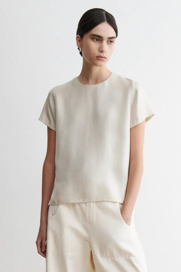Women Tops Rachel Comey Tie Rite Top Dove