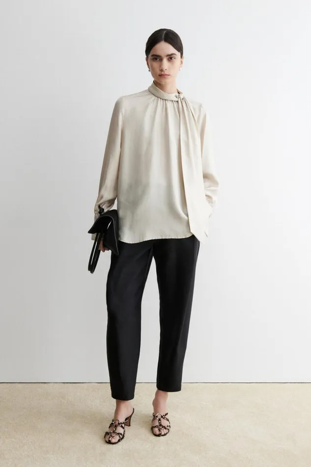 Women Tops Rachel Comey Tie Rite Top Dove