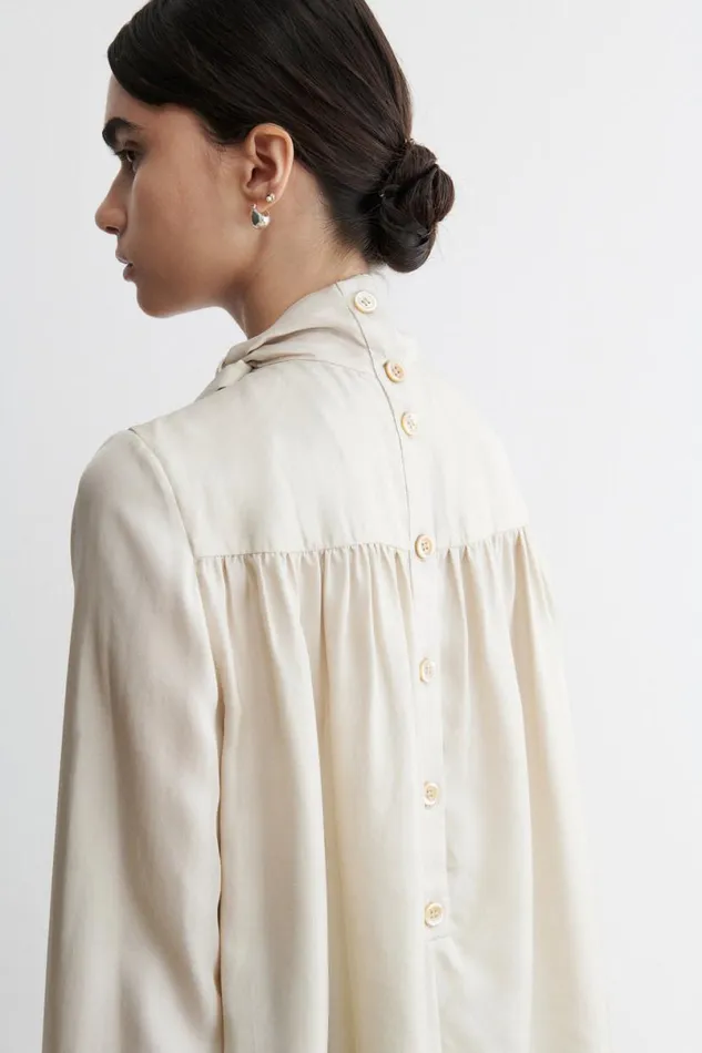 Women Tops Rachel Comey Tie Rite Top Dove