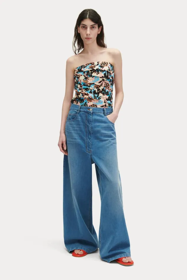 Women Tops Rachel Comey Tristan Top Blue Women Tops Rachel Comey Tristan Top Blue