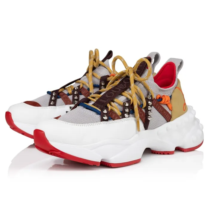 Women Trailnrun Running Sneakers 8211 Calf Leather Suede And Fabric 8211 Goose Christian Louboutin Sneakers