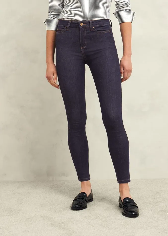 Women Trousers Hobbs Gia Sculpting Jeans Indigo