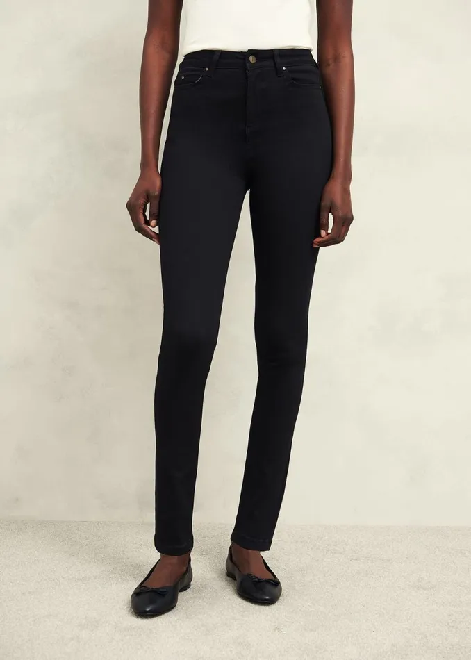 Women Trousers Hobbs Gia Sculpting Jeans With Stretch Black