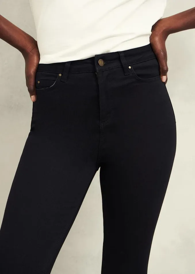 Women Trousers Hobbs Gia Sculpting Jeans With Stretch Black