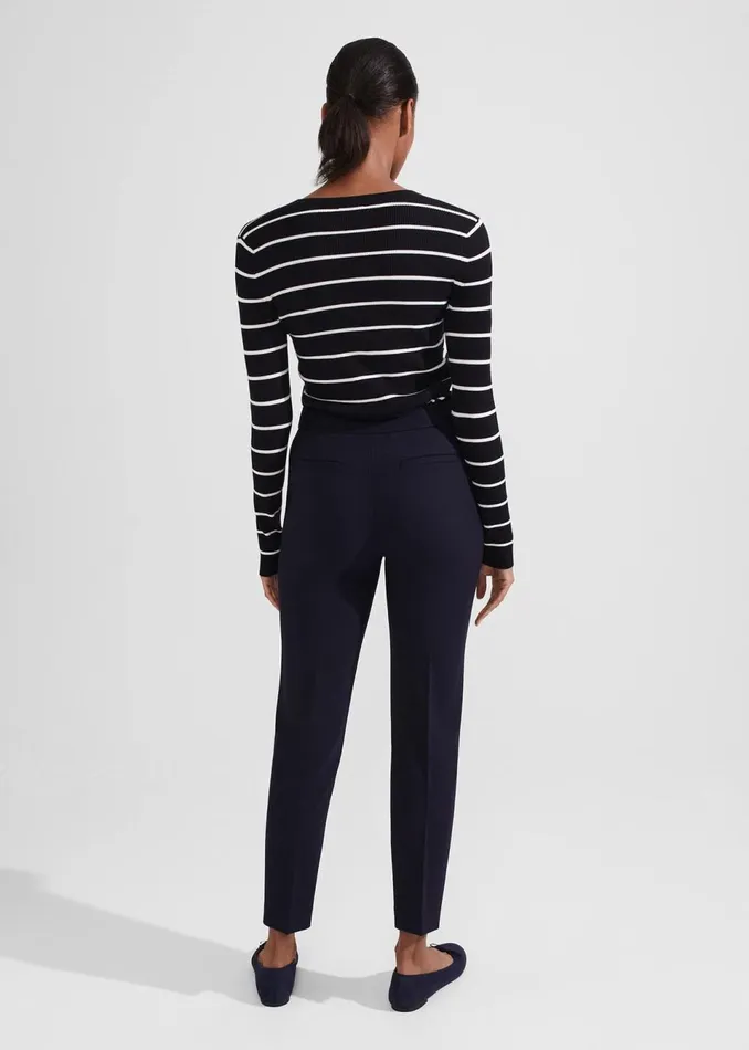 Women Trousers Hobbs Petite Gael Trousers Navy
