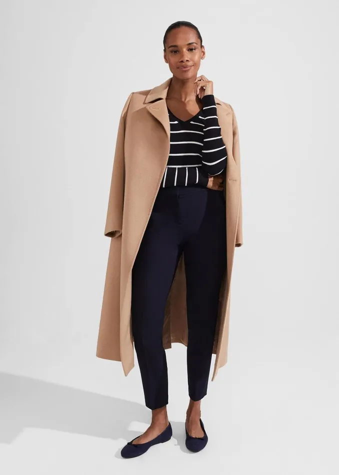 Women Trousers Hobbs Petite Gael Trousers Navy