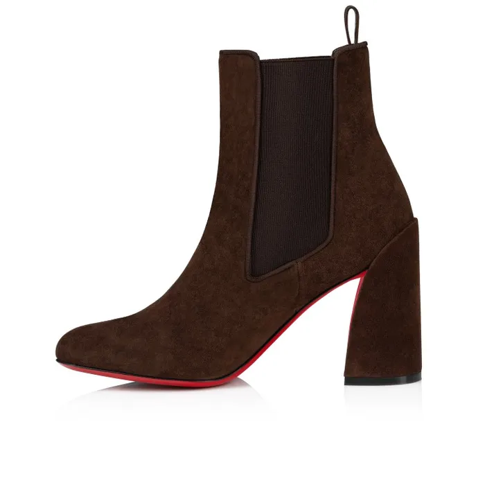 Women Turelastic 85 Mm Low Boots 8211 Veau Velours 8211 Cosme Christian Louboutin Boots