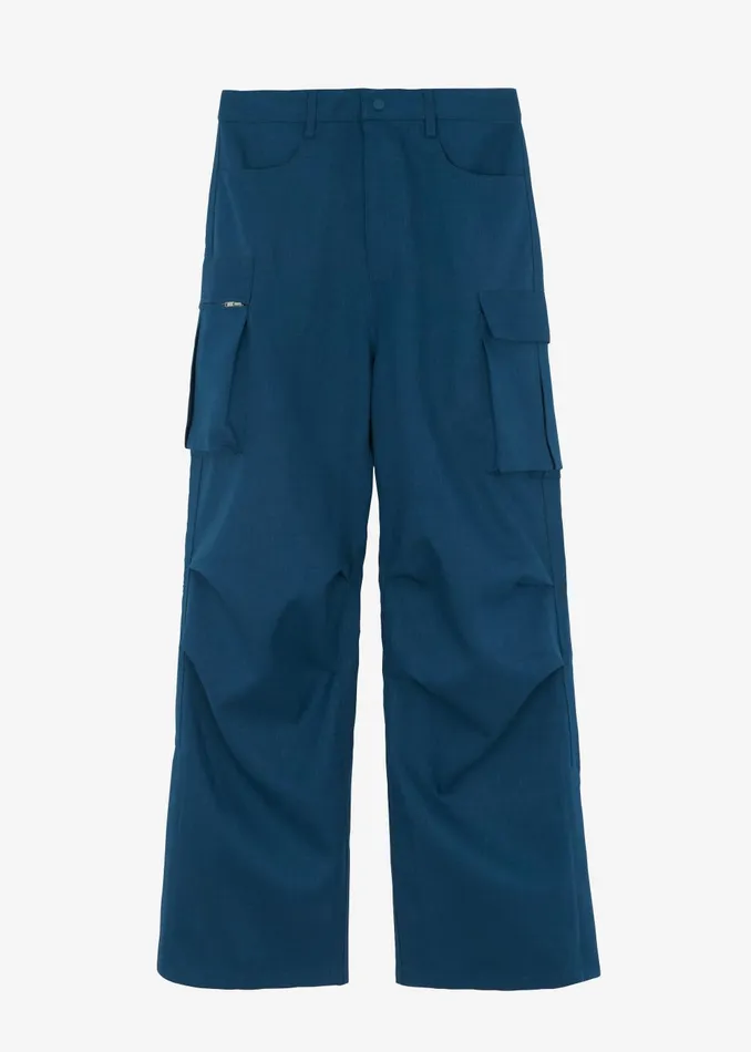 Women Valo Cargo Pants 8211 Navy The Frankie Shop Bottoms