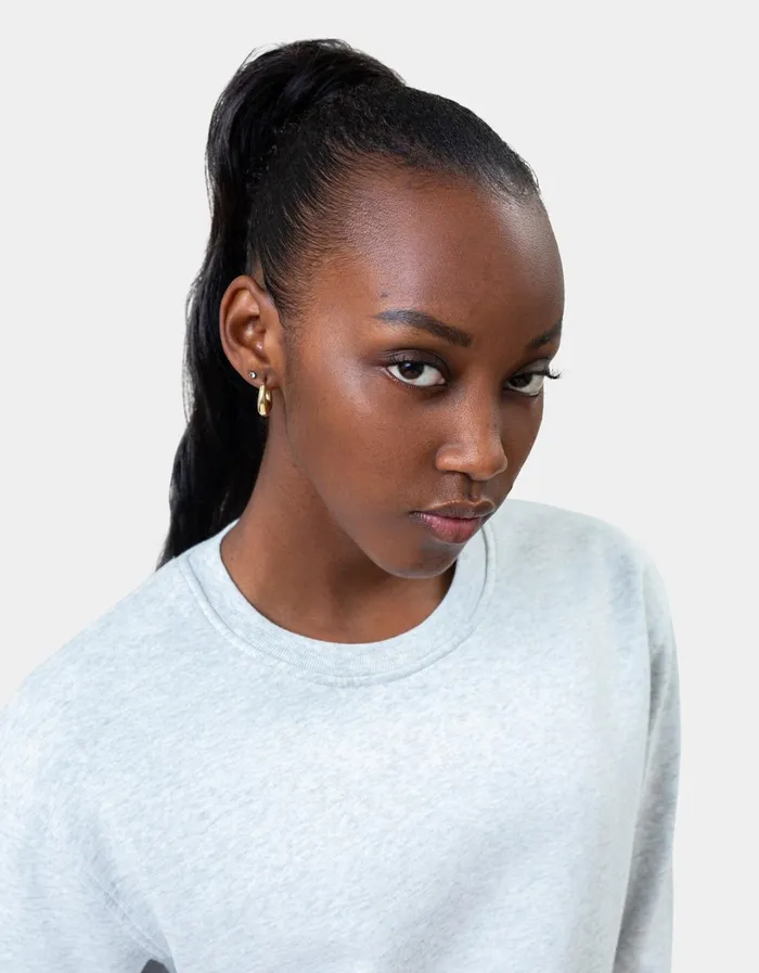 Women Women Classic Organic Crew Pine Green Colorful Standard Crewneck Sweatshirts