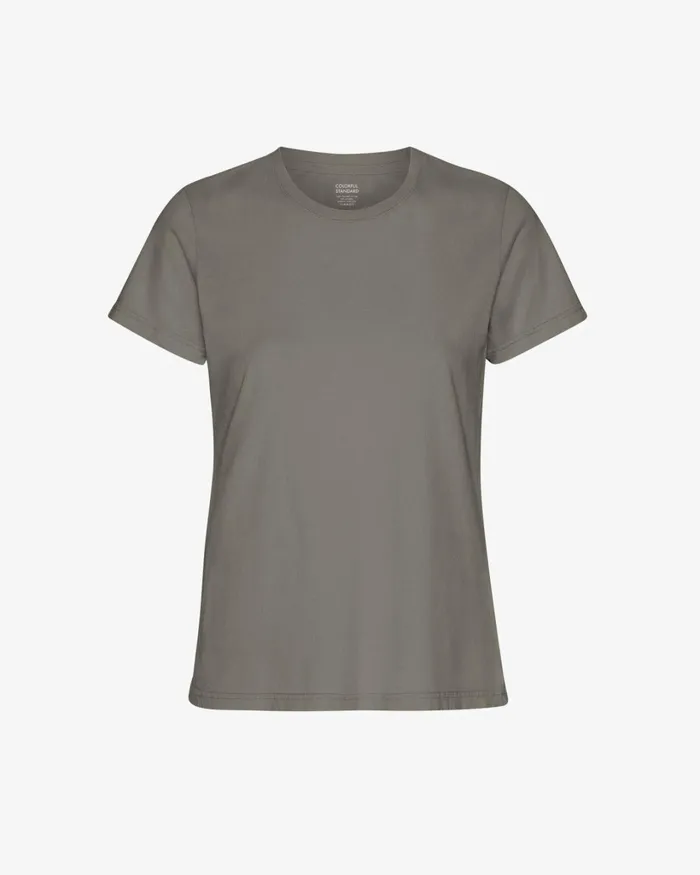 Women Women Light Organic Tee Misty Brown Colorful Standard TShirts