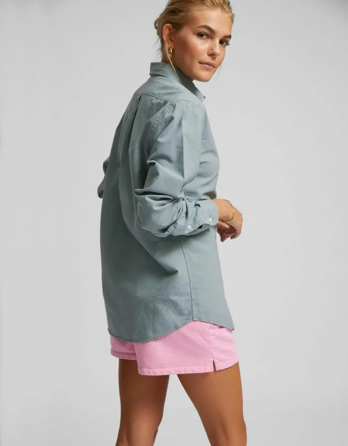 Women Women Organic Sweatshorts Marine Blue Colorful Standard Shorts