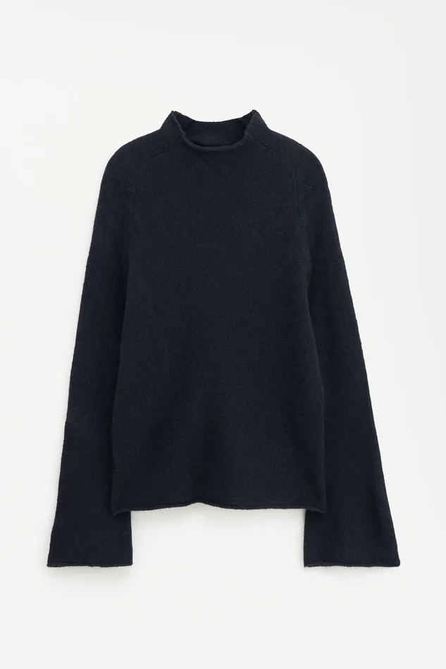 Women Wool Yak Sweater Black Filippa K Knitwear
