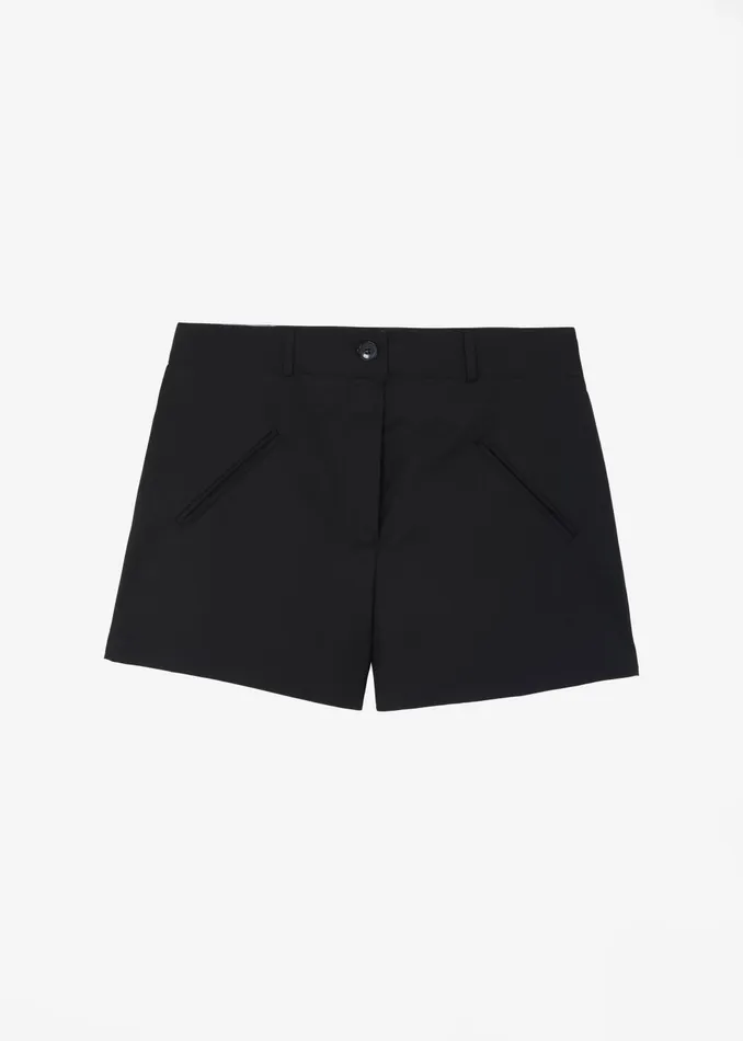 Women Xandra Mini Shorts 8211 Black The Frankie Shop Bottoms
