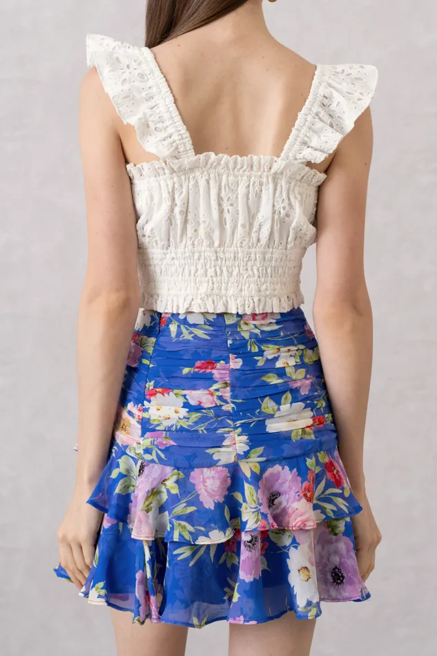 Women YUMI KIM Bottoms BRAVO SKIRT Miami Magic Royal