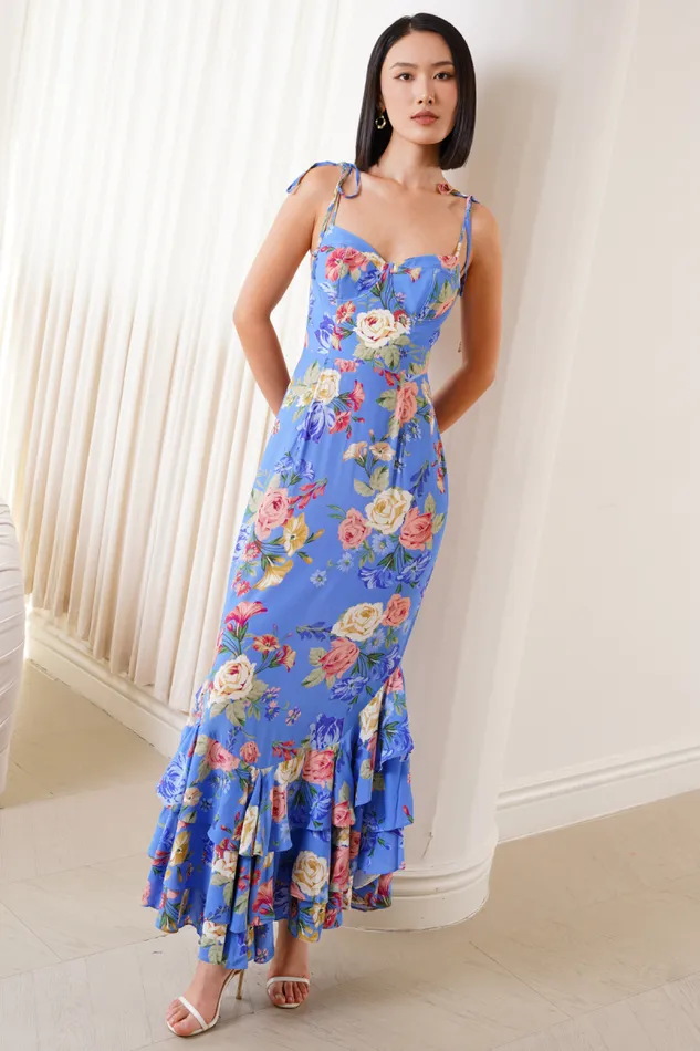 Women YUMI KIM Dresses BAXTER DRESS Blue Lagoon Kiss