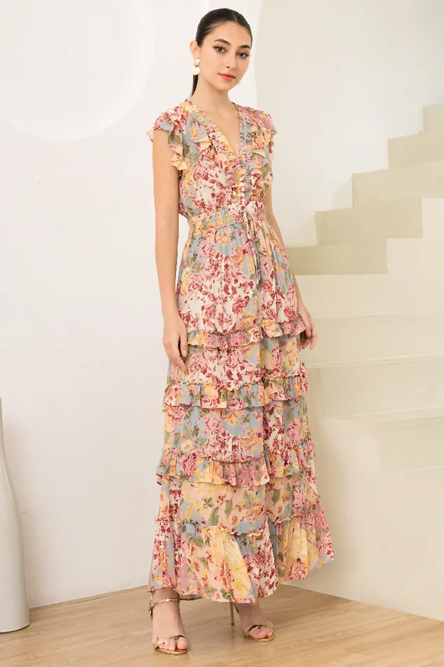 Women YUMI KIM Dresses CECILE MAXI DRESS Rosewood