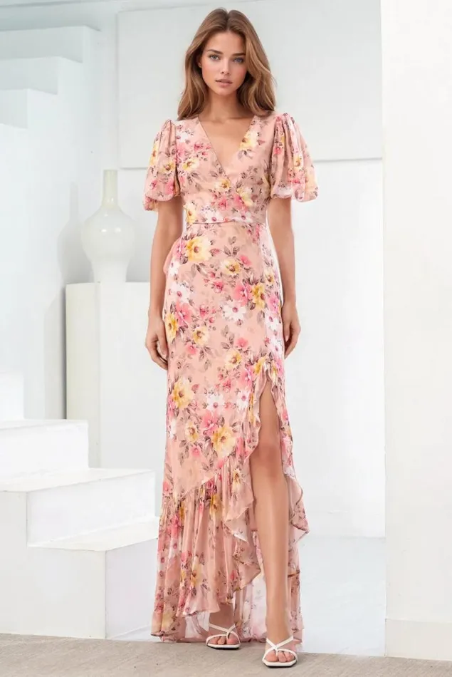 Women YUMI KIM Dresses JENNY MAXI DRESS New Day Blush