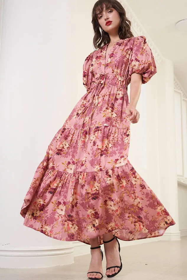 Women YUMI KIM Dresses KASEY MAXI Autumn Dance Berry