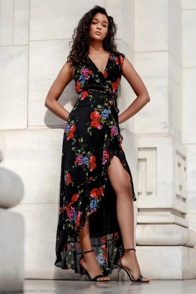 Women YUMI KIM Dresses VENEZIA MAXI DRESS Its Magic Black
