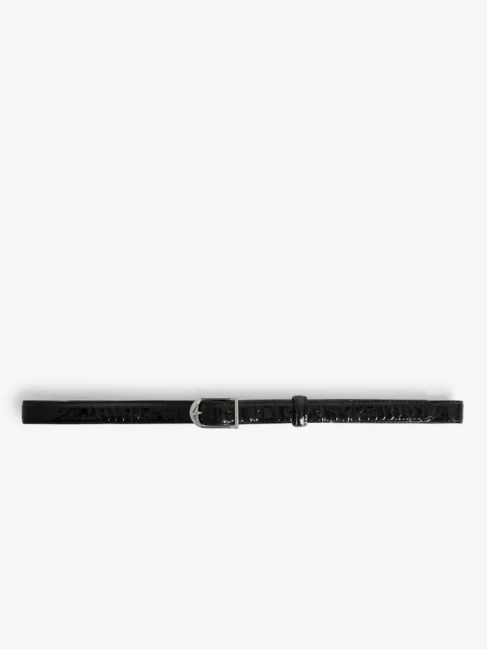 Women Zadig and Voltaire Belts Rise Belt Black